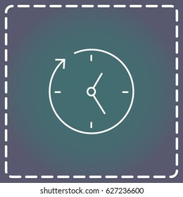 Line icon-businessman talking