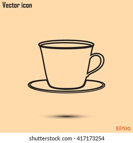 Line icon-cup