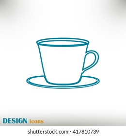 Line icon-cup