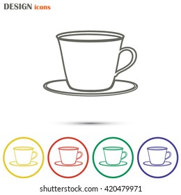 Line icon-cup