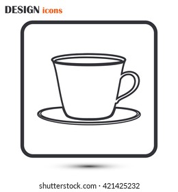Line icon-cup