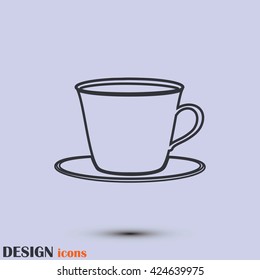 Line icon-cup
