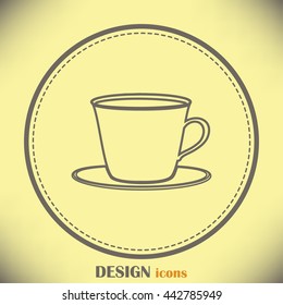 Line icon-cup