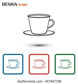 Line icon-cup