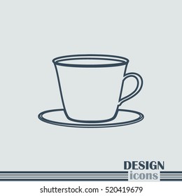 Line icon-cup