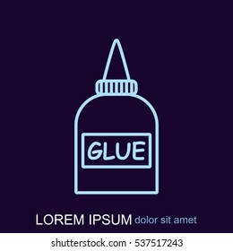 Line icon-glue