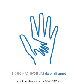 Line icon-Helping Hands