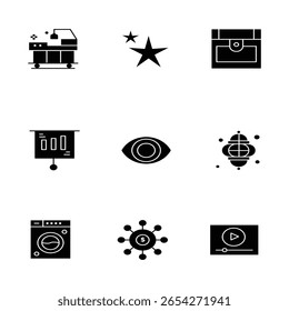 line icons collection editable stroke