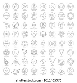 Line Icons - Cryptocurrency