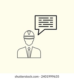 Line icons for information, announcement, Call center, FAQ chat bubble, Info help desk icon. Question mark, search information and customer help service. Vector
