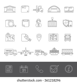 Line Icons - Logistics