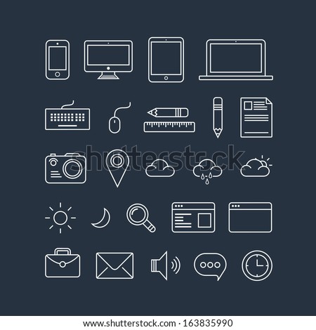 Line icons pack for awesome design