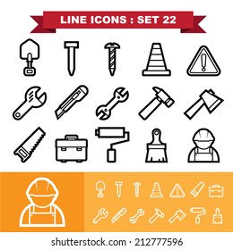Line icons set 22 .Illustration eps 10