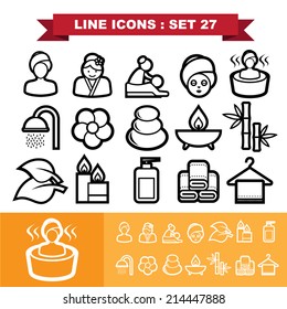 Line icons set 27 .Illustration eps 10