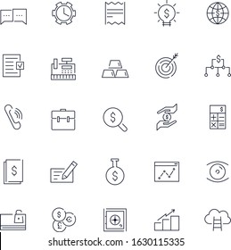  Line icons set. E-commerce pack. Vector Batch