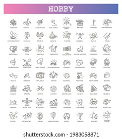 Iconos de línea establecidos en el estilo de icono de línea moderno para ui, ux, web, diseño de aplicación