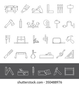 Line Icons - Traditional Woodworking