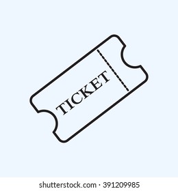 Line icon-ticket