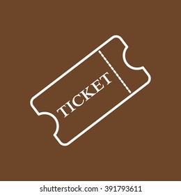 Line icon-ticket