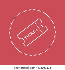 Line icon-ticket