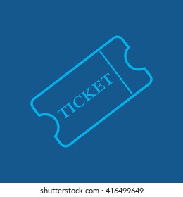 Line icon-ticket