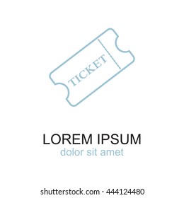 Line icon-ticket