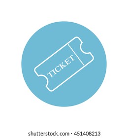 Line icon-ticket