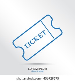 Line icon-ticket