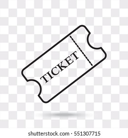 Line icon-ticket