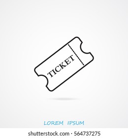 Line icon-ticket