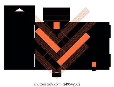 line ideology brightness packaging scan detail drawing