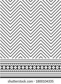 line ikat geometric pattern for textile print and texture or background 