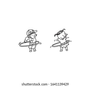 line illustration a PE class