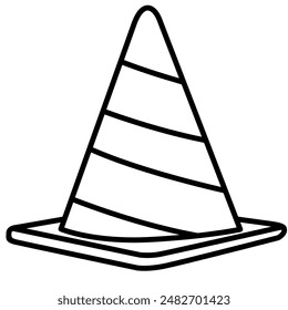 ilustración de línea de las herramientas para colorear