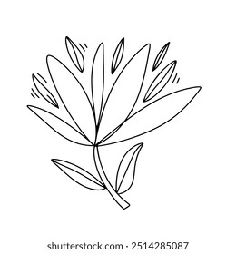 Ilustración de línea para su diseño. 