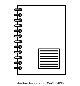 line information notebook education school object