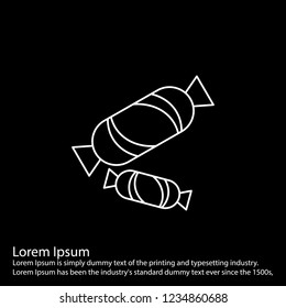 line inverted  icon on for your design use for websites,application and other projects