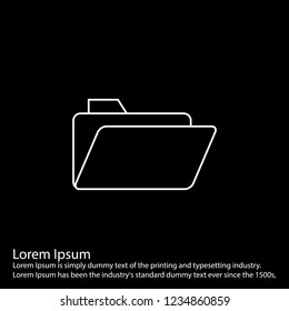 line inverted  icon on for your design use for websites,application and other projects