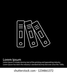line inverted  icon on for your design use for websites,application and other projects