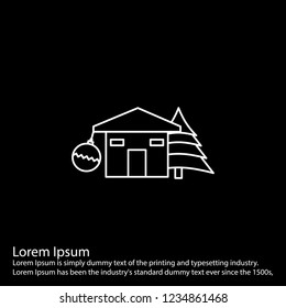 line inverted  icon on for your design use for websites,application and other projects