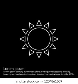 line inverted  icon on for your design use for websites,application and other projects