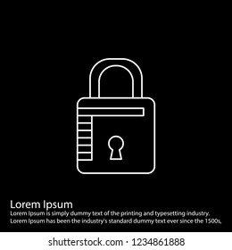 line inverted  icon on for your design use for websites,application and other projects