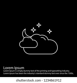 line inverted  icon on for your design use for websites,application and other projects