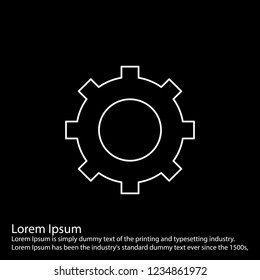 line inverted  icon on for your design use for websites,application and other projects