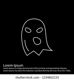 line inverted  icon on for your design use for websites,application and other projects