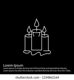 line inverted  icon on for your design use for websites,application and other projects