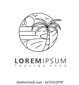 Design-Vorlage für das Logo der Linie