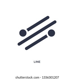 line isolated icon. Simple element illustration from geometry concept. line editable logo symbol design on white background. Can be use for web and mobile.
