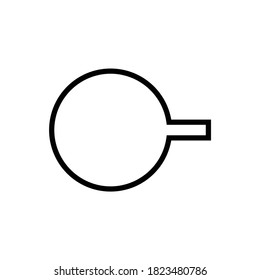Line Japan Left Icon Design Vector