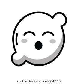 line kawaii cute funny lemon fruit